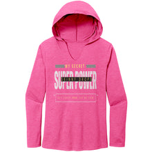 Load image into Gallery viewer, Partner.Co | Women&#39;s Perfect Tri Long Sleeve Hoodie | My Secret Super Power is Skinny Drops
