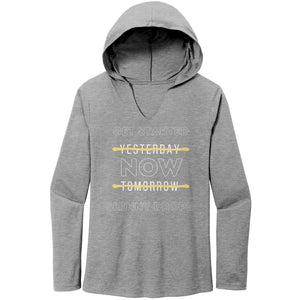 Partner.Co | Women's Perfect Tri Long Sleeve Hoodie | Get Started Now Skinny Drops