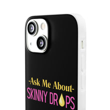 Load image into Gallery viewer, Partner.Co | Ask Me About Skinny Drops Stack Logo Yellow Pink  | Flexi Phone Case
