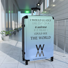 Load image into Gallery viewer, Warrior Movement |See the World Suitcases
