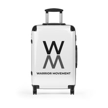 Load image into Gallery viewer, Warrior Movement | Warrior Movement Logo White Suitcases
