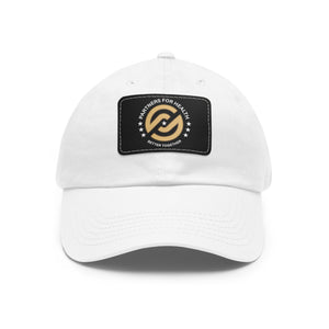 Partners For Health | Hat with Leather Rectangle Logo