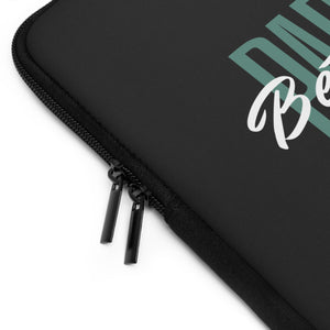 Partner.Co | Green Tall Logo | Black Laptop Sleeve