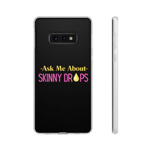 Load image into Gallery viewer, Partner.Co | Ask Me About Skinny Drops Stack Logo Yellow Pink  | Flexi Phone Case
