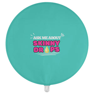 Partner.Co | Ask Me About Skinny Drops Puff Logo| Balloon