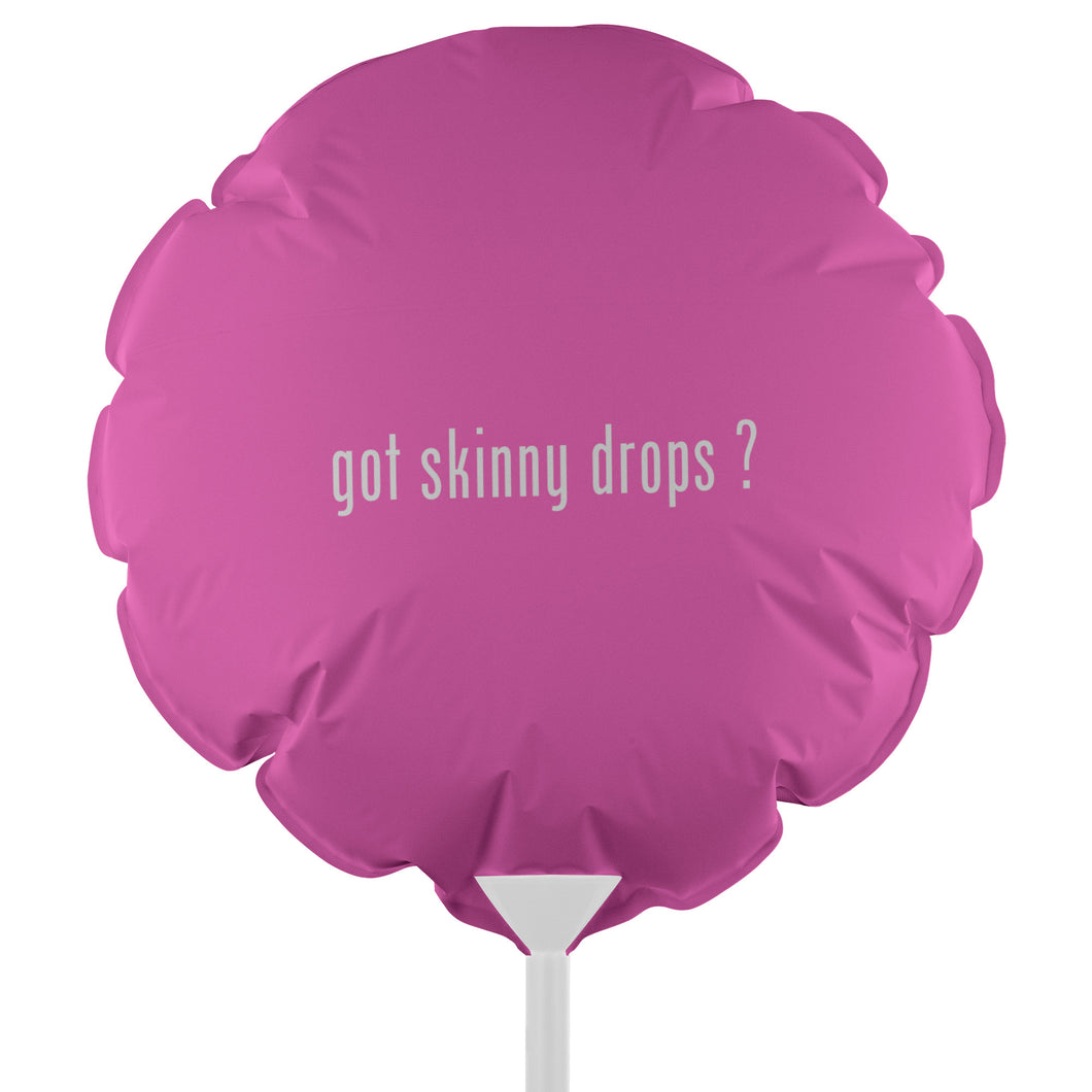 Partner.Co | Got Skinny Drops White/Pink | Event Balloon