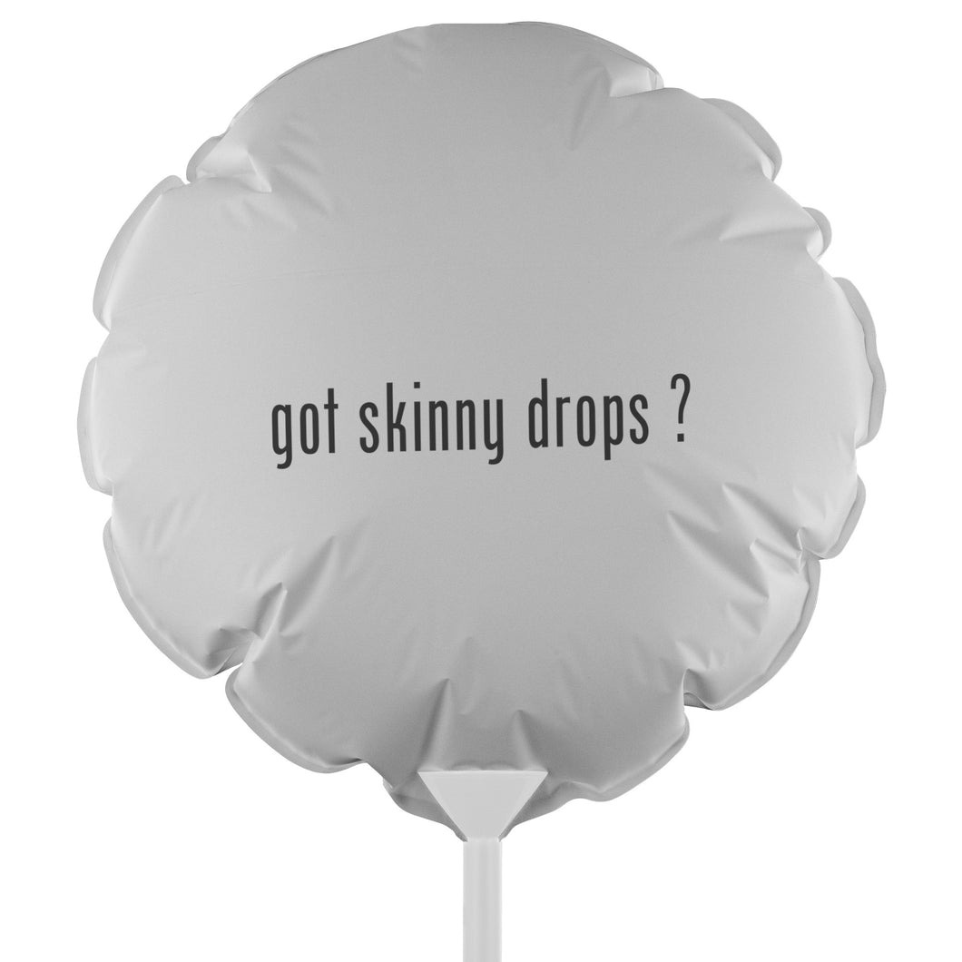 Partner.Co | Got Skinny Drops White/Black | Event Balloon