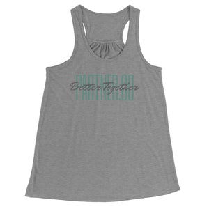 Partner.Co | Green Tall Logo | Flowy Racerback Tank