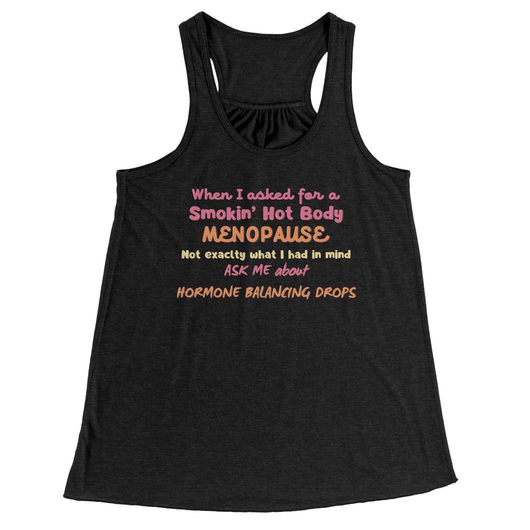 Partner.Co | Smokin' Hot Body Menopause Hormone Balancing Drops  |  Racerback Tank