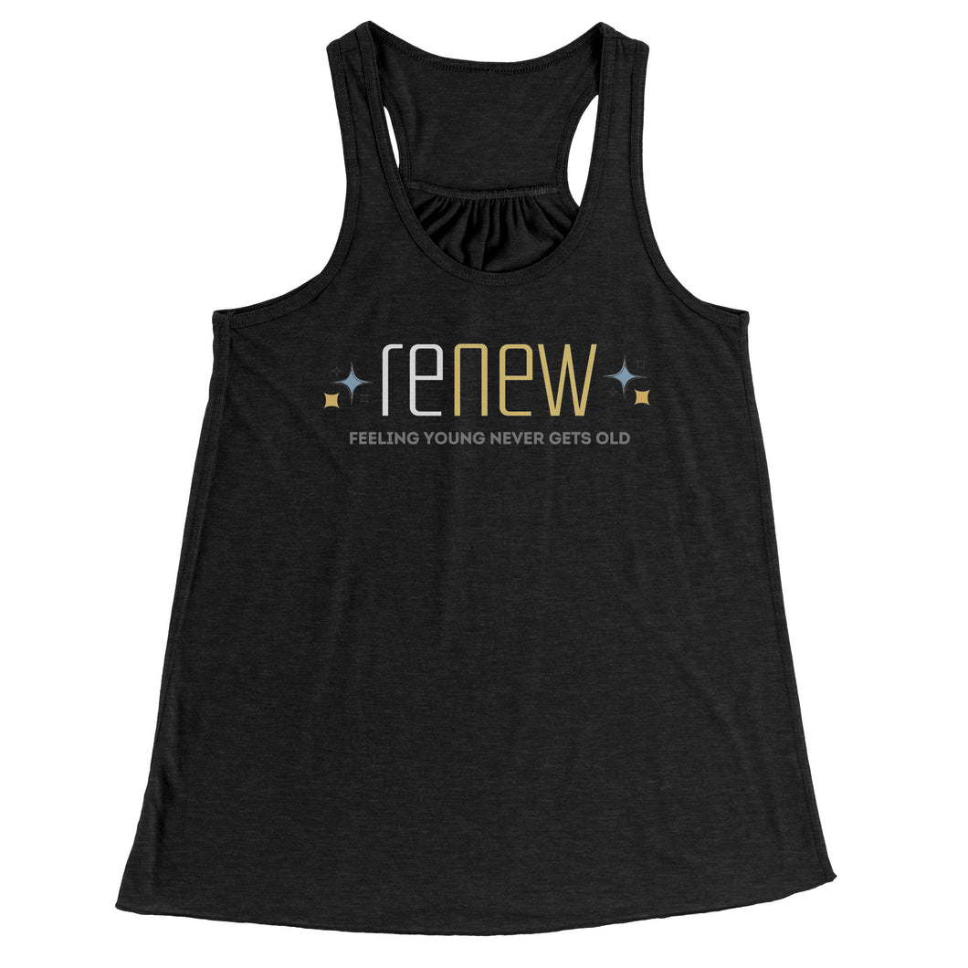 Partner.Co | RENEW  Simple Logo| Flowy Racerback Tank