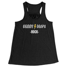 Load image into Gallery viewer, Partner.Co | Skinny Drops Rock White  | Racerback Tank
