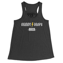 Load image into Gallery viewer, Partner.Co | Skinny Drops Rock White  | Racerback Tank
