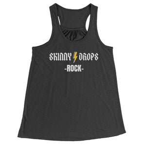 Partner.Co | Skinny Drops Rock White  | Racerback Tank