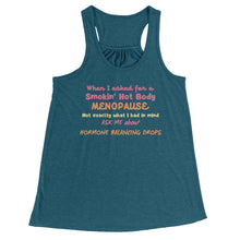 Load image into Gallery viewer, Partner.Co | Smokin&#39; Hot Body Menopause Hormone Balancing Drops  |  Racerback Tank

