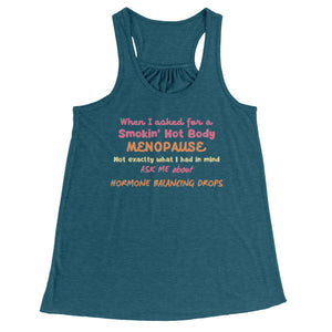 Partner.Co | Smokin' Hot Body Menopause Hormone Balancing Drops  |  Racerback Tank