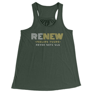 Partner.Co | RENEW GENX Logo| Flowy Racerback Tank