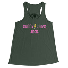 Load image into Gallery viewer, Partner.Co | Skinny Drops Rock Pink  | Racerback Tank
