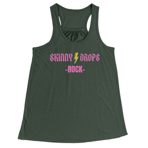 Partner.Co | Skinny Drops Rock Pink  | Racerback Tank