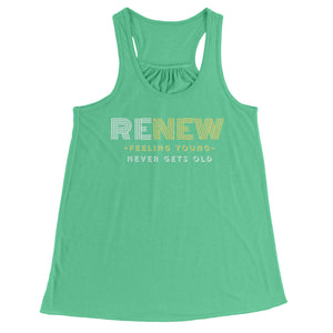 Partner.Co | RENEW GENX Logo| Flowy Racerback Tank