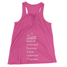 Load image into Gallery viewer, Team Impact| Team Acronym  | Racerback Tank
