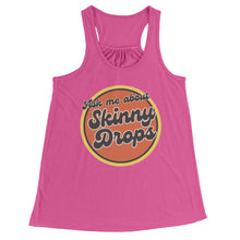 Load image into Gallery viewer, Partner.Co | Ask Me About Skinny Drops Retro Circle | Racerback Tank
