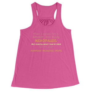 Partner.Co | Smokin' Hot Body Menopause Hormone Balancing Drops  |  Racerback Tank