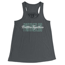 Load image into Gallery viewer, Partner.Co | Green Tall Logo | Flowy Racerback Tank
