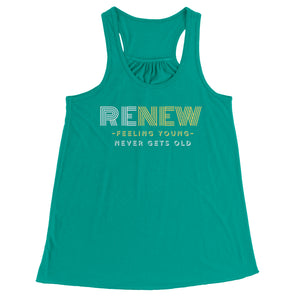 Partner.Co | RENEW GENX Logo| Flowy Racerback Tank