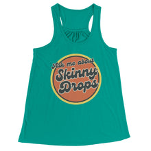 Load image into Gallery viewer, Partner.Co | Ask Me About Skinny Drops Retro Circle | Racerback Tank
