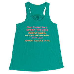 Partner.Co | Smokin' Hot Body Menopause Hormone Balancing Drops  |  Racerback Tank