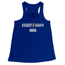 Load image into Gallery viewer, Partner.Co | Skinny Drops Rock White  | Racerback Tank
