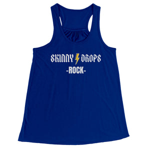 Partner.Co | Skinny Drops Rock White  | Racerback Tank