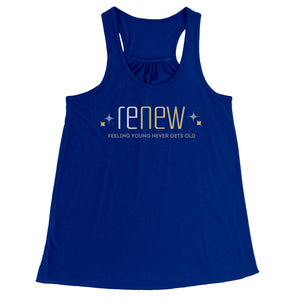 Partner.Co | RENEW  Simple Logo| Flowy Racerback Tank