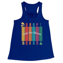 Load image into Gallery viewer, Partner.Co | Ask Me About Drop Squad  Multi Logo| Flowy Racerback Tank

