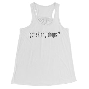 Partner.Co | Got Skinny Drops White/Black | Racerback Tank