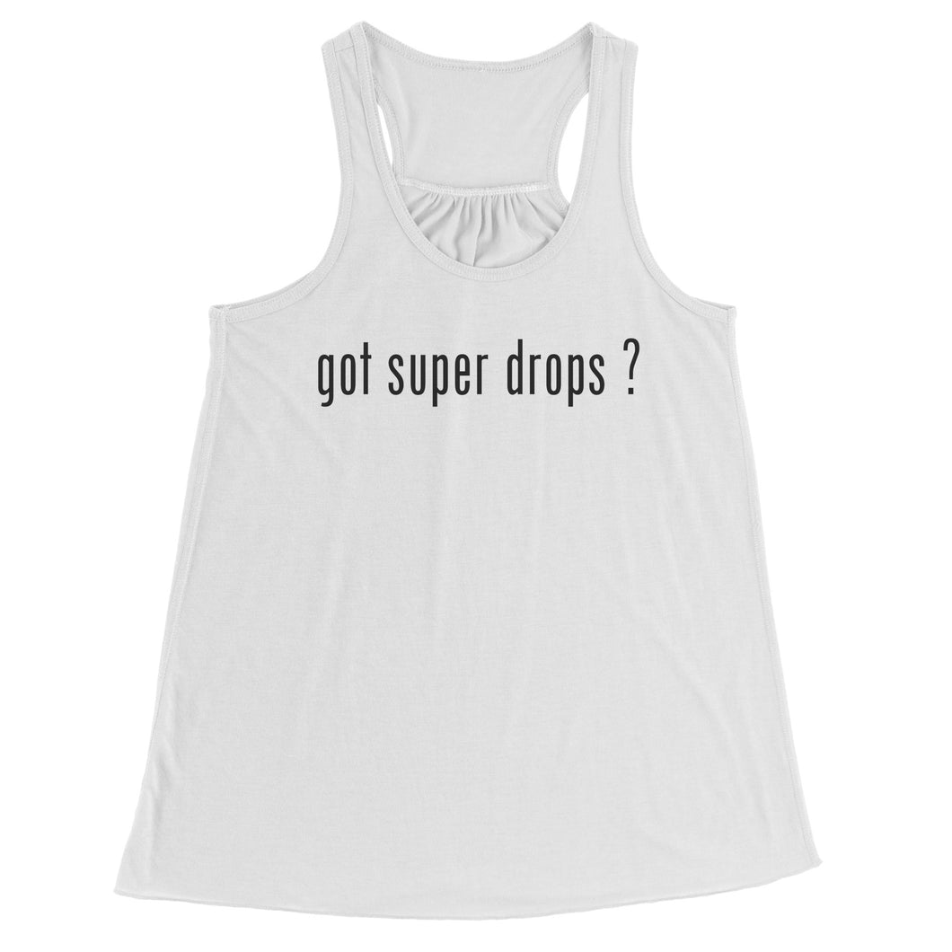 Partner.Co | Got Super Drops White/Black | Racerback Tank