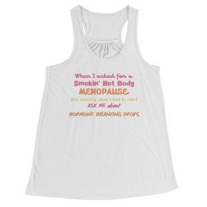 Partner.Co | Smokin' Hot Body Menopause Hormone Balancing Drops  |  Racerback Tank