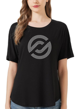 Load image into Gallery viewer, Partner.co Bling | Circle Logo | BLING Women's Short Sleeve Shirt
