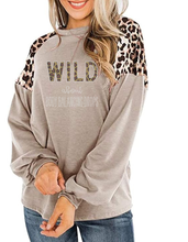 Load image into Gallery viewer, Partner.co Bling | Wild About Body Balancing Drops | BLING Women's  Soft Long Sleeve Sleeve Leopard Cheetah Shirt
