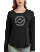 Load image into Gallery viewer, Partner.co Bling | Circle Logo | BLING Women's Long Sleeve Sleeve Shirt
