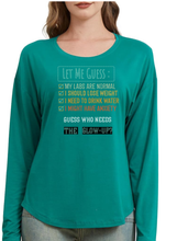 Load image into Gallery viewer, Partner.co Bling | Let Me Guess | BLING Women's Long Sleeve Sleeve Shirt
