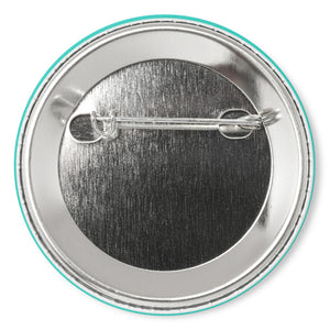 Partner.Co | Ask Me About Skinny Drops Neon Logo Turquioise | Button Pins