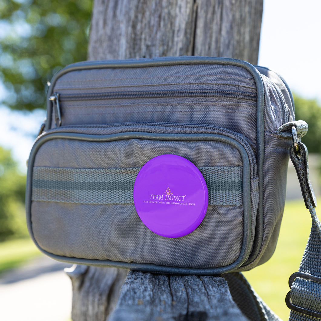 Team Impact| Getting Drops In The Hands Of Millions | Purple  Button Pins