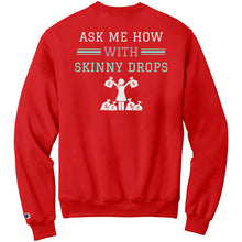 Load image into Gallery viewer, Partner.Co | Getting Healthy and Making Bank Lt. Green Logo Back / Ask Me How with Skinny Drops Women Logo| Sweatshirt
