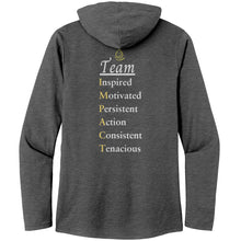 Load image into Gallery viewer, Team Impact| Women’s Perfect Tri Long Sleeve Hoodie | Team IMPACT Acronym
