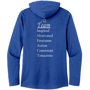 Team Impact| Women’s Perfect Tri Long Sleeve Hoodie | Team IMPACT Acronym