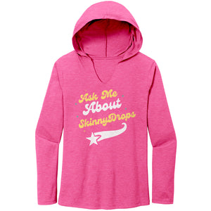 Partner.Co | Ask Me About Skinny Drops Baseball Logo | Perfect Tri Long Sleeve Hoodie