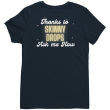 Load image into Gallery viewer, Partner.Co | Woke Up Sexy as He!! Skinny Drops Baseball Logo | Women&#39;s V-Neck
