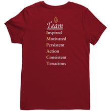 Load image into Gallery viewer, Team Impact| Women&#39;s V-Neck | Team IMPACT Acronym
