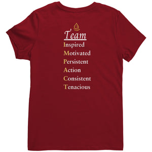 Team Impact| Women's V-Neck | Team IMPACT Acronym